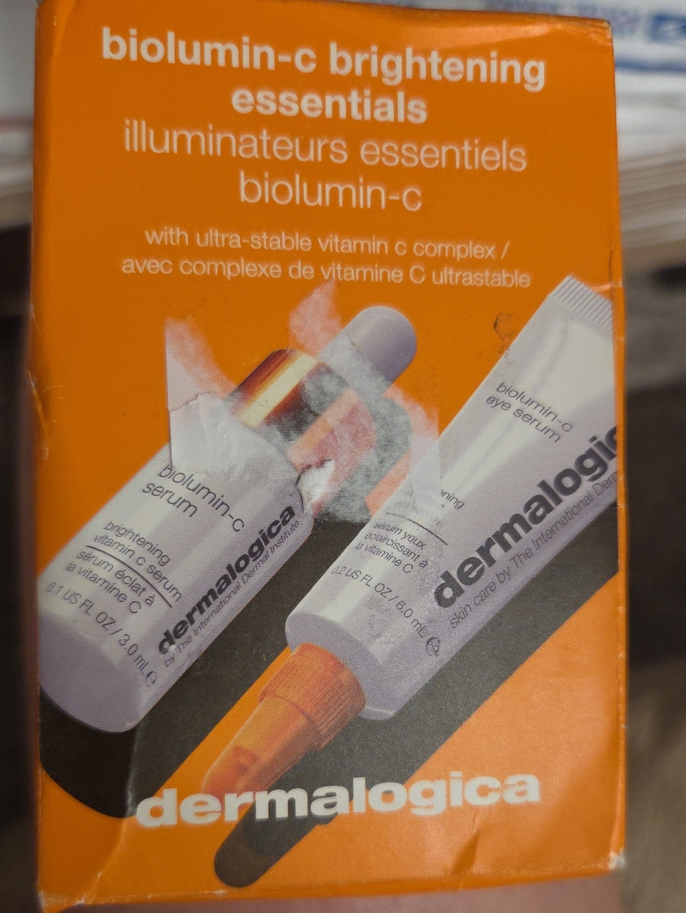 dermalogica Biolumin-C Brightening Essentials And Eye Serum NiB